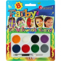 Titanum Farby do malowania twarzy 8 kolorw