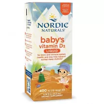 Nordic Naturals Baby`s Vitamin D3 400 IU Suplement diety 22.5 ml