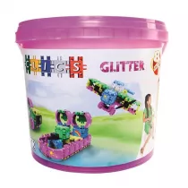 Klocki konstrukcyjne 8w1 - Glitter