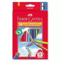 Faber-Castell Kredki Jumbo tr�jk�tne + temper�wka 30 szt.