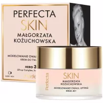 Perfecta Skin Magorzata Kouchowska krem do twarzy 40+ z peptydami, kwasem hialuronowym, erytrytolem i prebiotykami 50 ml