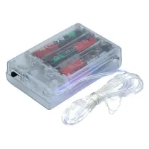 Adar �a�cuch z lampkami LED bia�y 5m