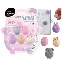Derform Gumki do mazania zapachowe 5szt KIDEA