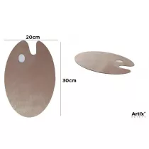 Artix Paleta malarska okrga drewniana 20x30cm