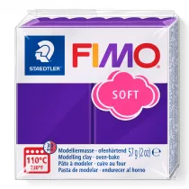 Staedtler Masa plastyczna termoutwardzalna Soft, fiokowa, 57g, kostka