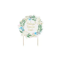 PartyDeco Topper na tort Komunia �wi�ta 16.7x20 cm