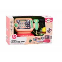 Kasa fiskalna nauka liczenia �wiat�a d�wi�k r�owa LeanToys