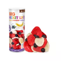MixIt Due chrupice owoce liofilizowane - Banan, truskawka, jagoda 160 g