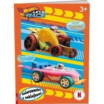 Hot Wheels. Let's race. Kolorowanka z naklejkami