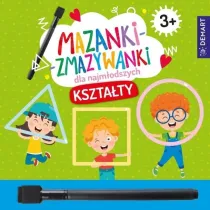 Mazanki-zmazywanki dla najm�odszych 3+ Kszta�ty