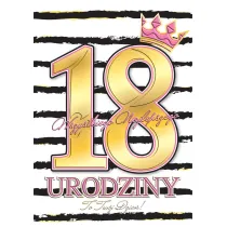 Henry KARNET URODZINY 18 A5 Z KOP ZLOC PRISON PINK HE