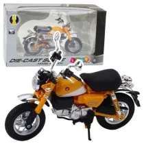 Motocykl retro ze wiatem i dwikiem 1:12 Leantoys