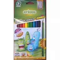 Cricco Kredki trjktne grube 12 szt.