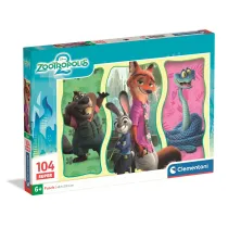 Puzzle 104 Super Zootopia 2 Clementoni