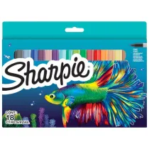 Sharpie Markery permanentne F 18 szt.