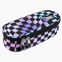 St. Majewski Pi�rnik saszetka usztywniona z wewn�trzn� klapk� Weavy Chessboard