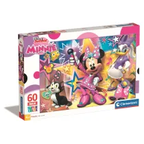 Puzzle 60 el. Maxi SuperColor. Minnie i pomocnicy Clementoni
