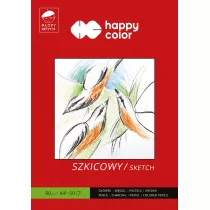 Happy Color Blok szkicowy Mody Artysta, biay, A4, 90g, 50 arkuszy 50 kartek