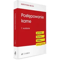 Post�powanie karne. Pytania, kazusy, tablice, testy online
