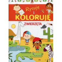 Rysuj i koloruj. Zwierzta