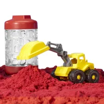 Wonder Factory Never Dry Sand - Red + Excavator Mga Entertainment