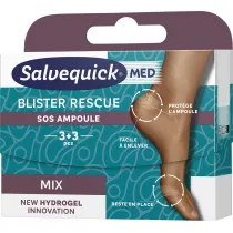 Salvequick Plastry na p�cherze mix - na palce i pi�ty Blister Rescue 6 szt.