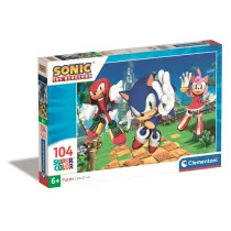 Puzzle 104 el. SuperColor. Sonic Clementoni