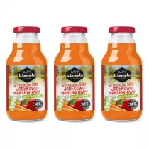 Sady Wincenta Sok 100% jabkowo-marchewkowy naturalnie mtny toczony NFC Zestaw 3 x 330 ml