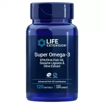 Life Extension Super Omega-3 EPA/DHA z lignanami sezamowymi i ekstraktem z oliwek - suplement diety 120 kaps.