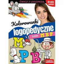 Kolorowanki logopedyczne goski M B P