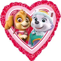Amscan Balon foliowy Psi Patrol Love girl standard serce