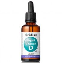 Viridian Witamina D3 (wegan) w płynie - suplement diety 50 ml Bio