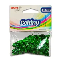 Cekiny hologramowe H 30 zielony 6mm, 10g
