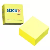 Stickn Notes samoprzylepny 76x76mm kostka ty neon Maped 400 kartek