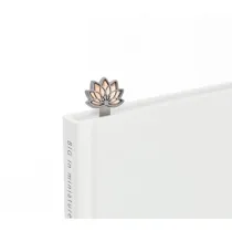 Metalmorphose Zak�adka do ksi��ki kwiat lotosu rose gold