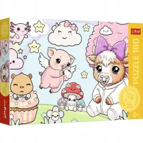 Puzzle 160 Zwierzaki maluchy TREFL