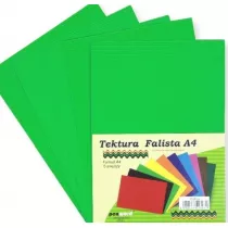 Penword Tektura A4 falista zielona 5 szt.