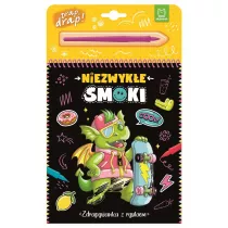 Niezwyke smoki. Zdrapywanka z rysikiem