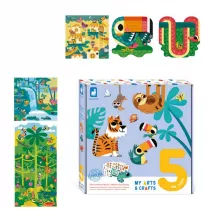 Zestaw kreatywny Naklejki i ozdoby My arts & crafts 5+ Janod