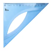 Ekierka rwnoramienna 13cm niebieska