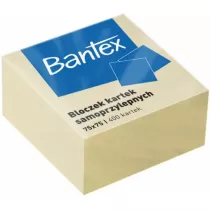 Bantex Bloczki samoprzylepne 75 x 75 mm 400 kartek
