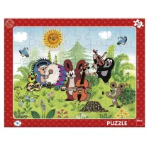 Puzzle ramkowe Krecik Orkiestra 40el Dino Toys