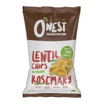 Onest Chipsy z soczewicy z rozmarynem 75 g Bio