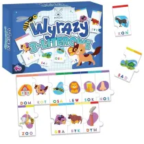 Wyrazy 3-literowe. Puzzle Kangur