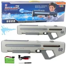 Karabin na wod elektryczny biaoszary 1000ml 61cm Leantoys