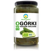 Bio Food Og�rki kiszone krojone bezglutenowe 500 g Bio