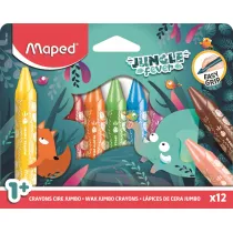 Maped Kredki Jumbo Jungle Fever �wiecowe 12 szt