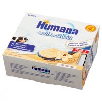 Humana Deserek mleczny kaszka waniliowa po 8 miesiącu Milk Minis 4 x 100 g