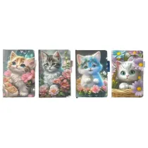Fandy Notes C6 80K z gumk� linia Kotek mix