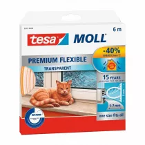 Tesa Uszczelka silikonowa 6m transparentna